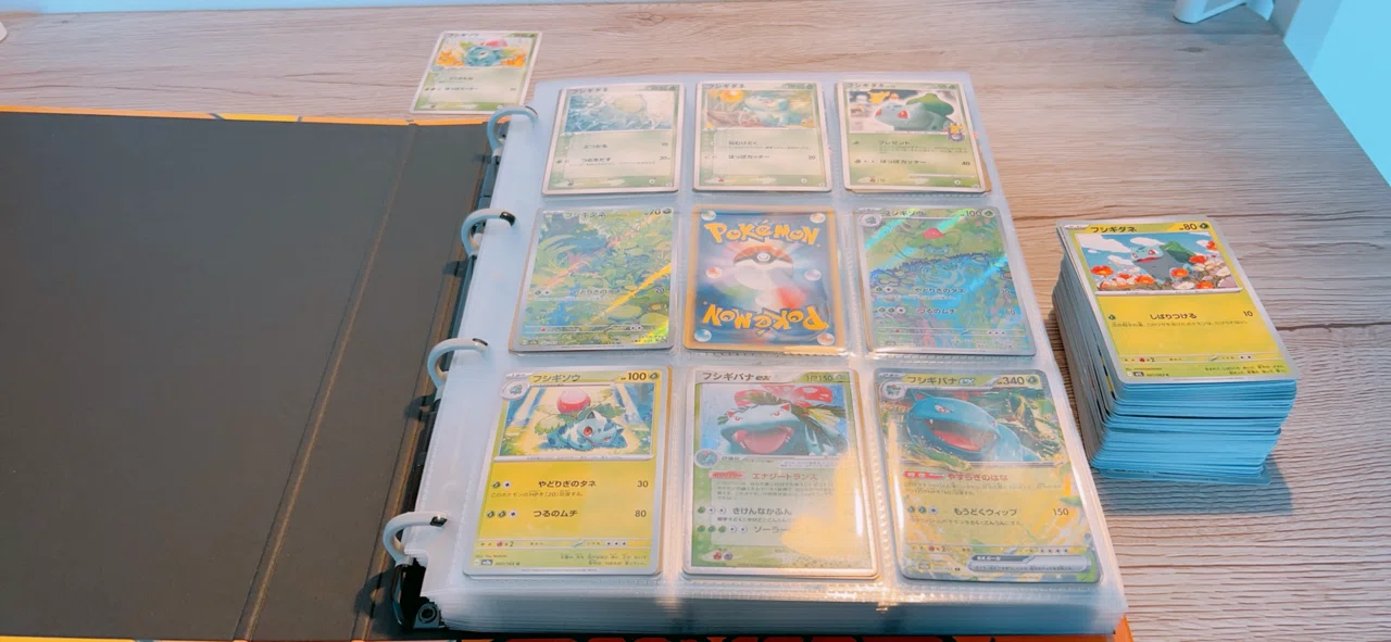 ポケモンカード】ファイリング作業｜とものアトリエ