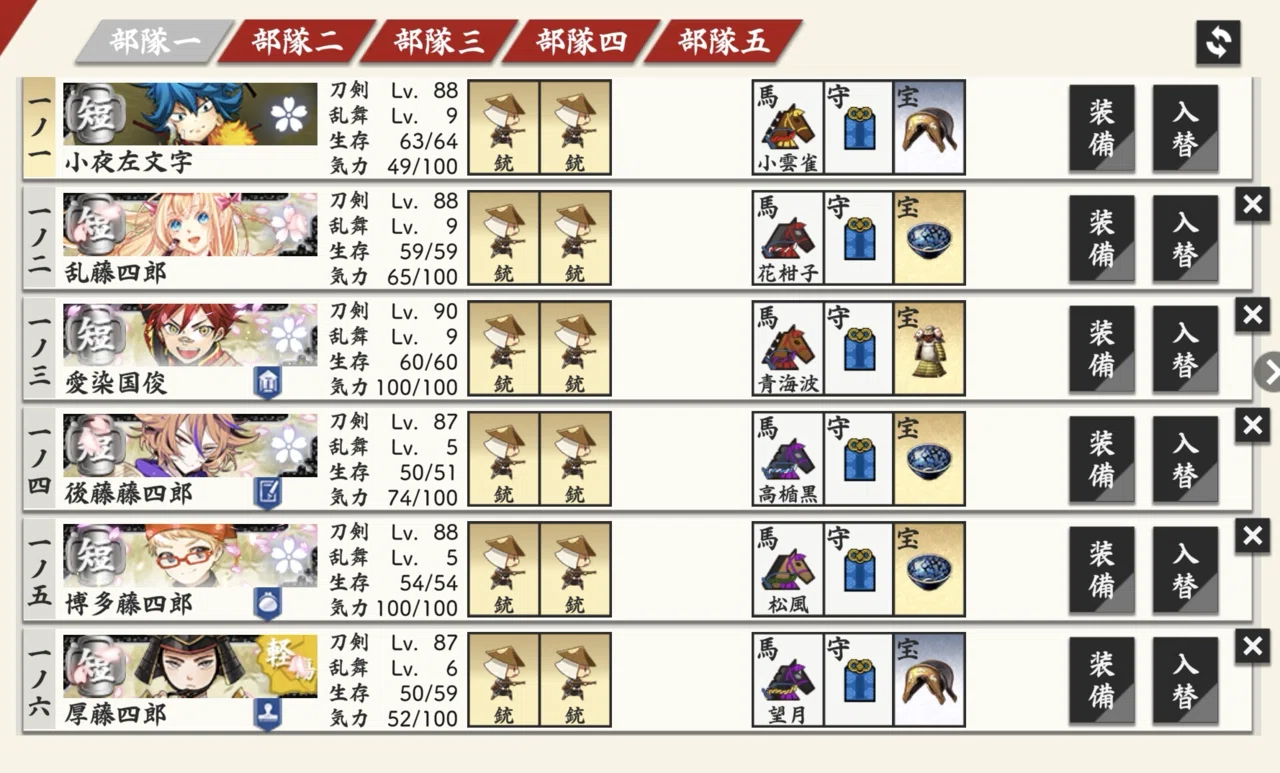 刀剣乱舞 銃兵