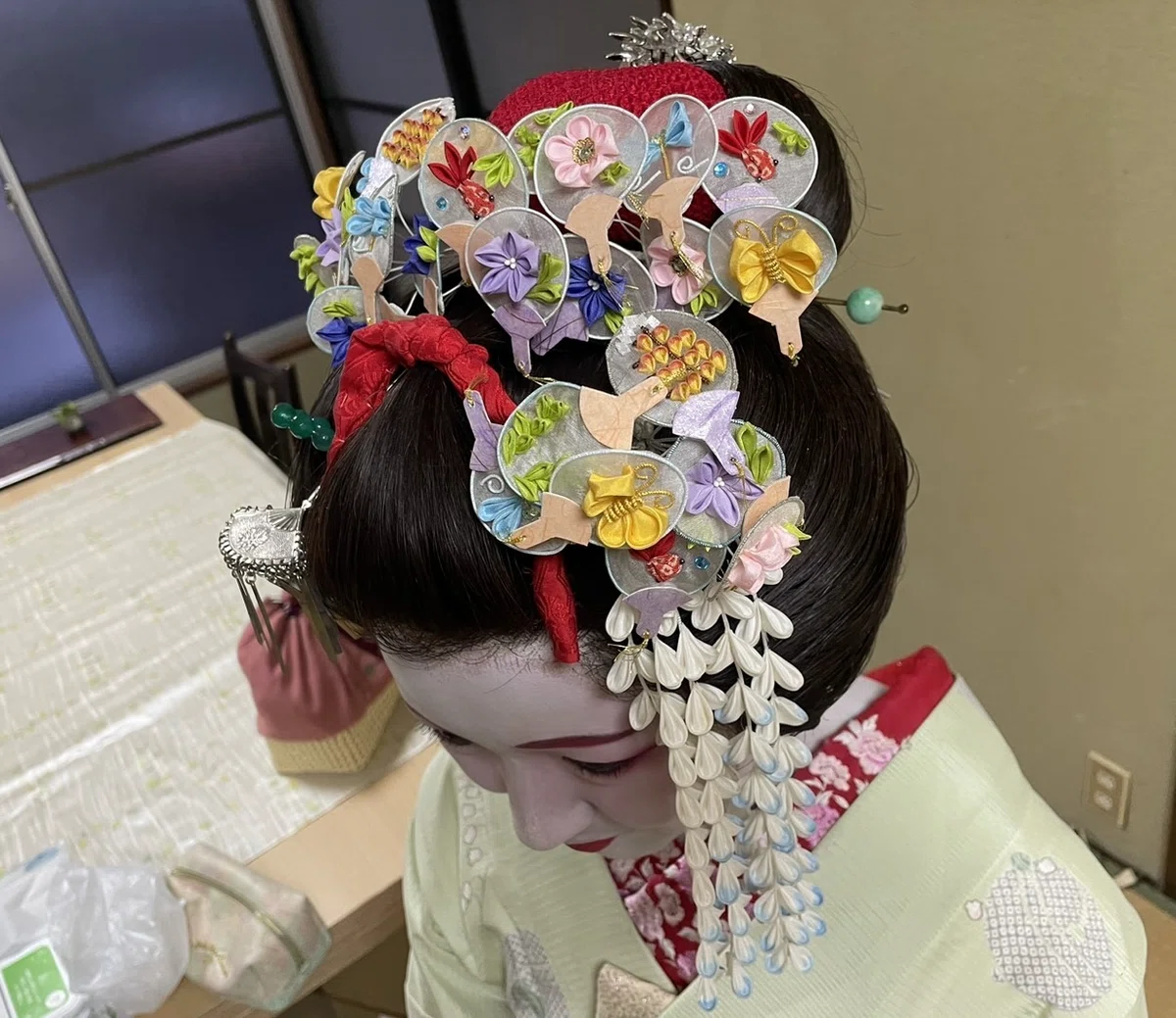 舞妓の花かんざし｜吉弥｜芸妓
