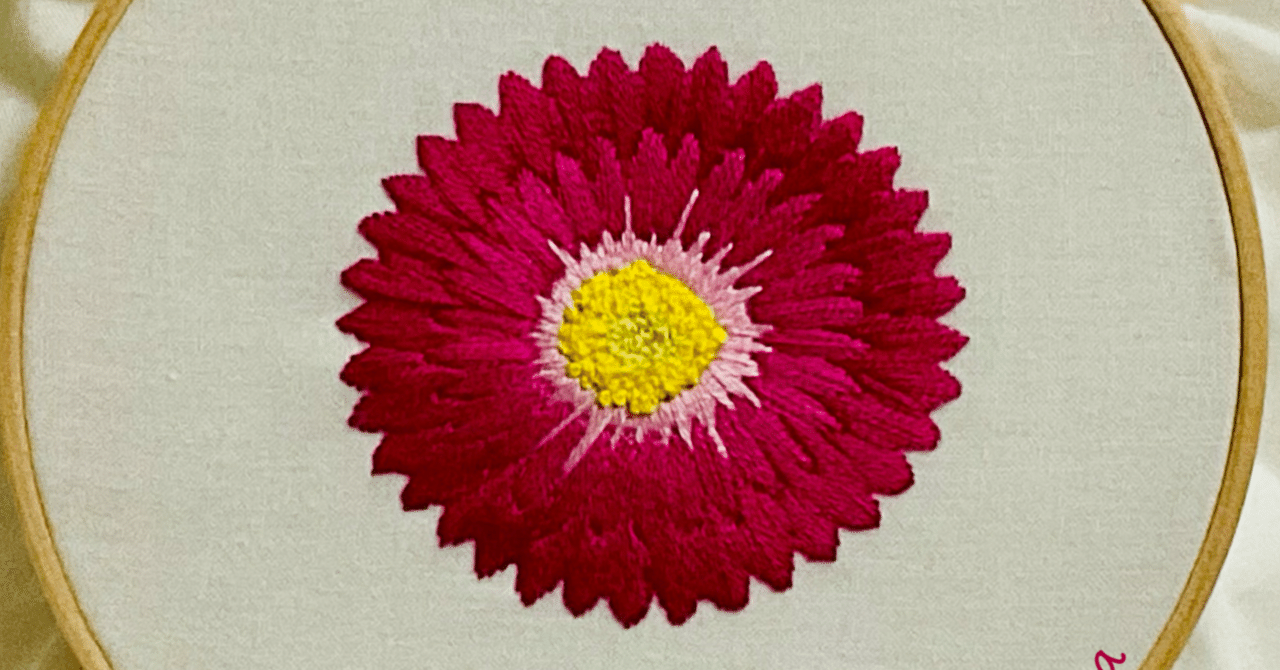 刺繍】アスターのお守り｜卯ノ花櫂