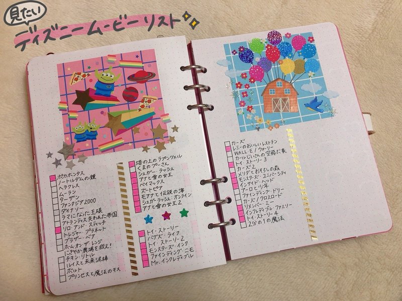 私の手帳の作り方 ウィッシュリスト3 はなまる Note