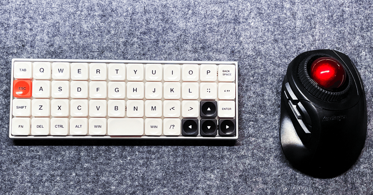 chosfox Geonix rev.2 ホワイト リニア 全然慣れない40%キーボード