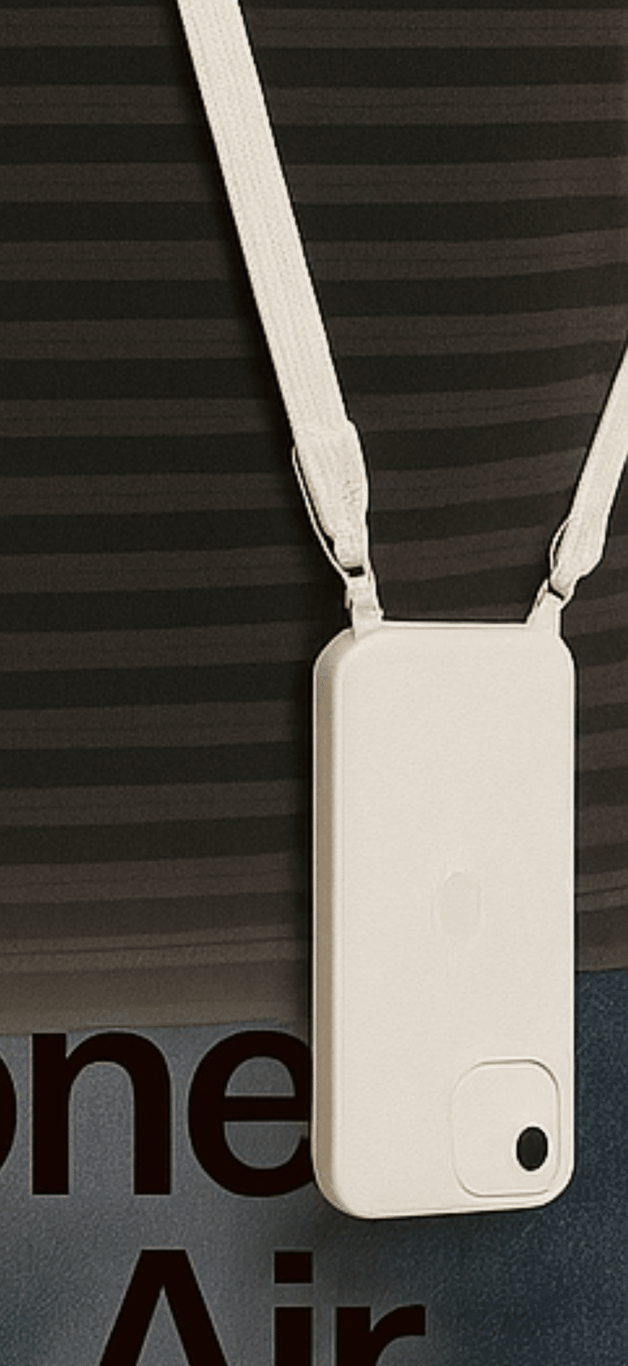 iPhone Air バンパー＋クロスボディストラップ（タン） Appleの「1万円のヒモ」「iPhone 17 Pro専用ケース」「iPhone Air専用