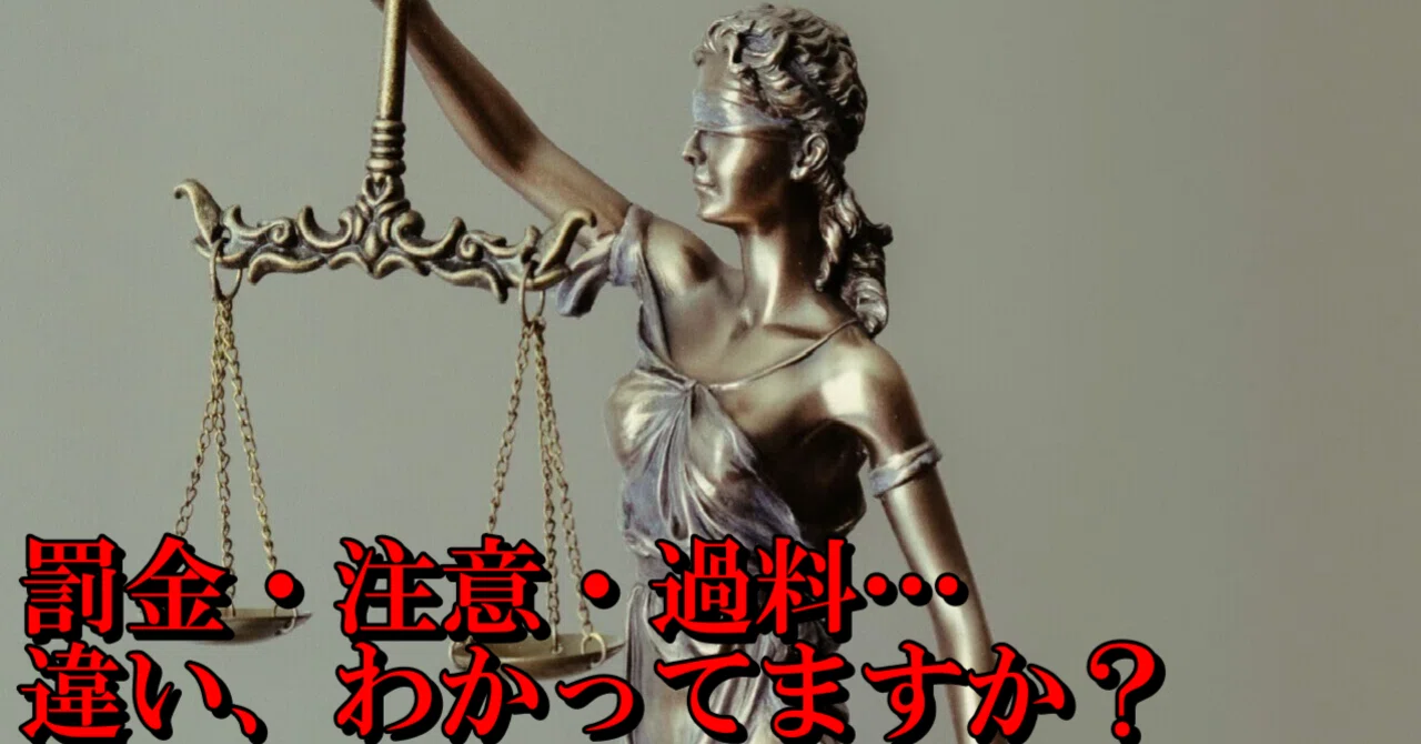 知らないと損する！行政刑罰と秩序罰の違いって？｜Youichi Times