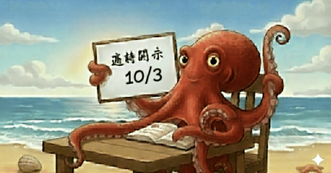 適時開示(2025/10/3)を分類｜たこ