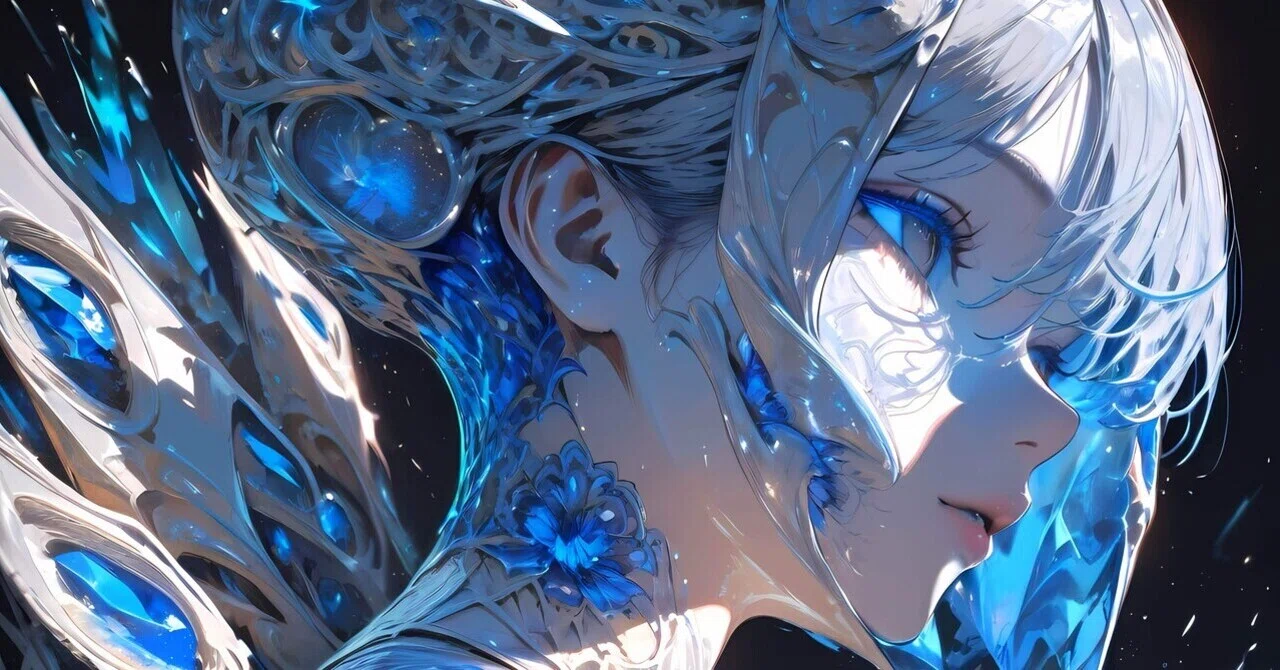 僕の芸術の秋】クリスタルアート｜AIイラスト｜零ぴちゅ。