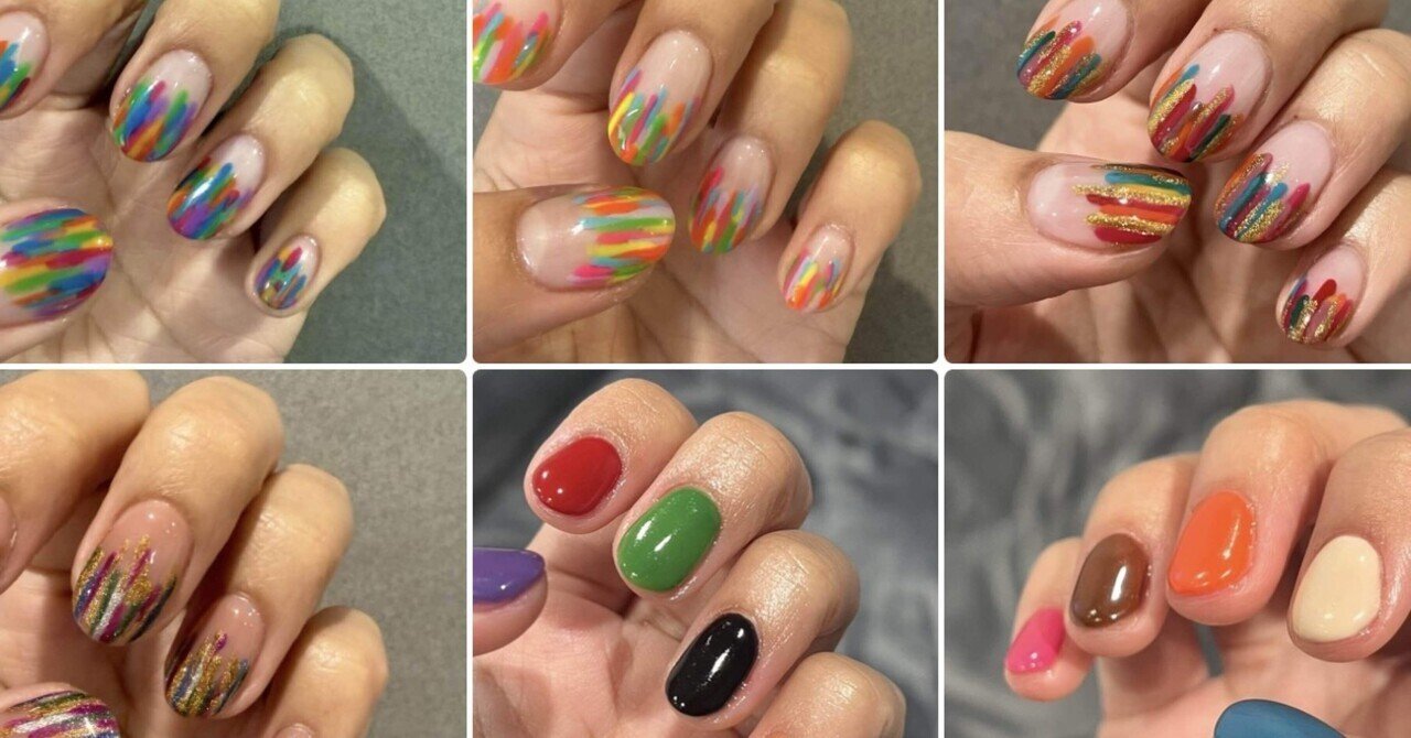 mknセルフネイル術 #1】色で気分を操る！多色ネイルに込めた「色の意味