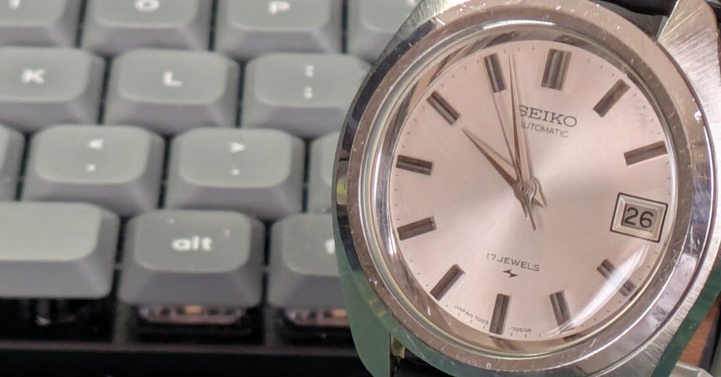 ★OH済 新品同様 70s SEIKO 自動巻 風防純正ガラス交換済 腕時計 No.335 | Seiko | 7005-7030 | 風防交換で見違える時計｜とある猫好き