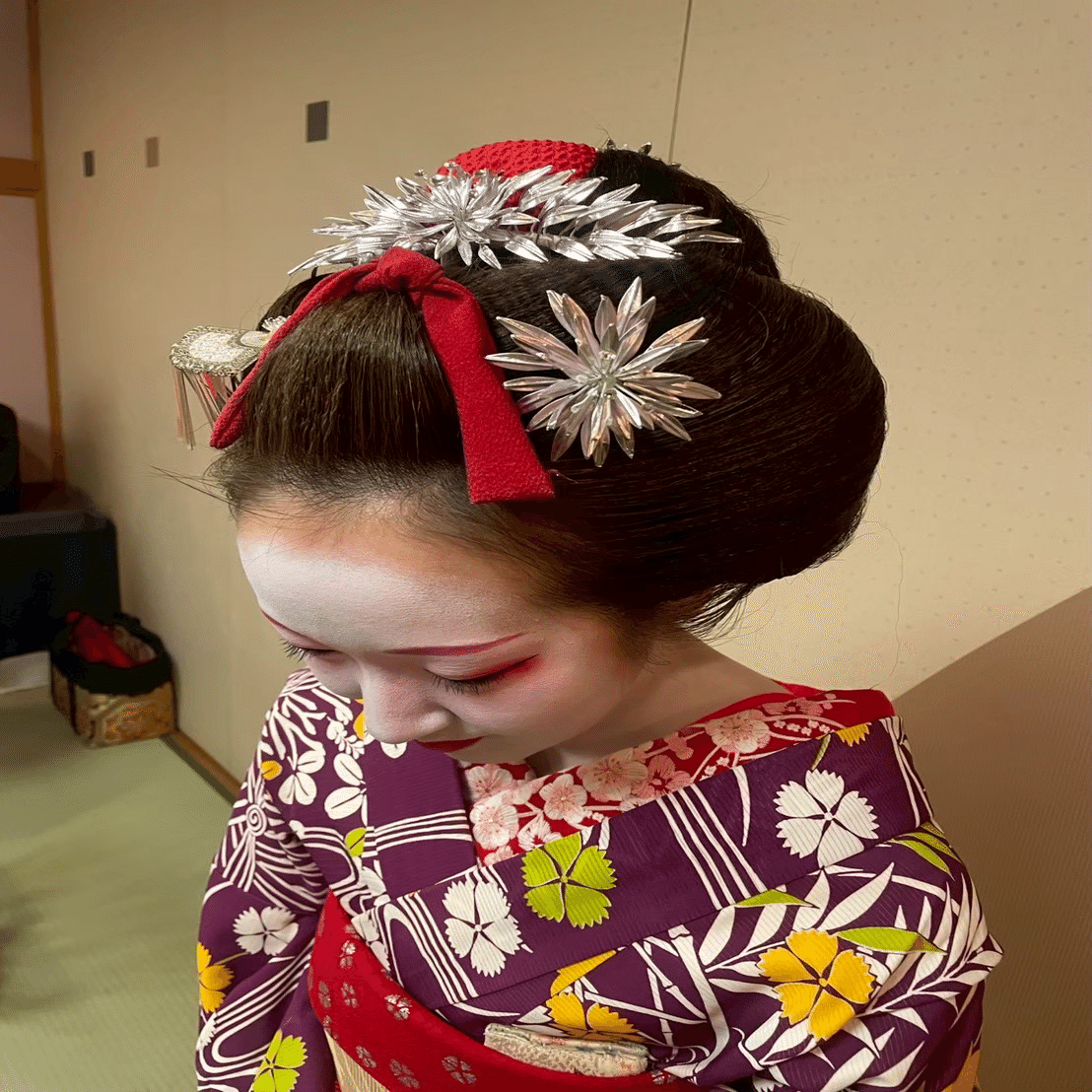 舞妓の花かんざし｜市佳依｜芸妓