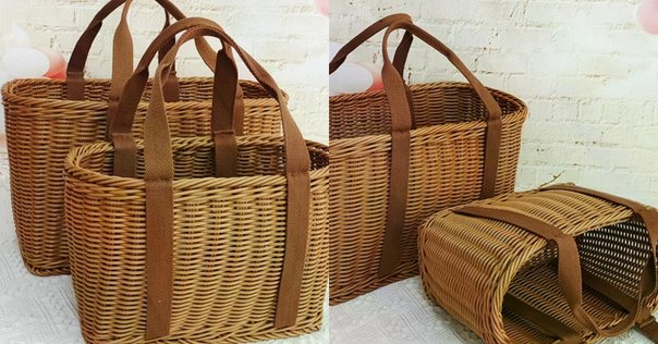 KONBU knit　shopping basket bag　L beautiful people konbu knit shopping busket bag