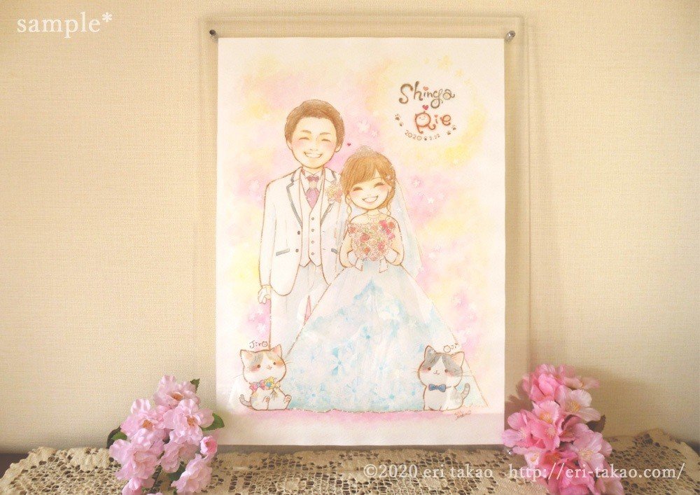 お仕事 結婚式ウェルカムボード制作 タカオエリ Note