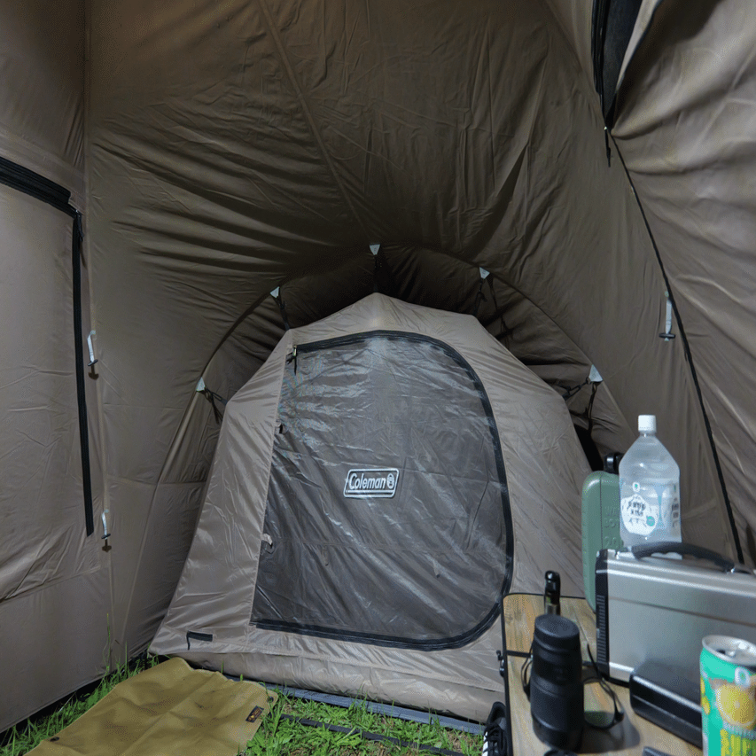 コールマン ルーミーフロント2ルームテント買いました！｜Lumixer