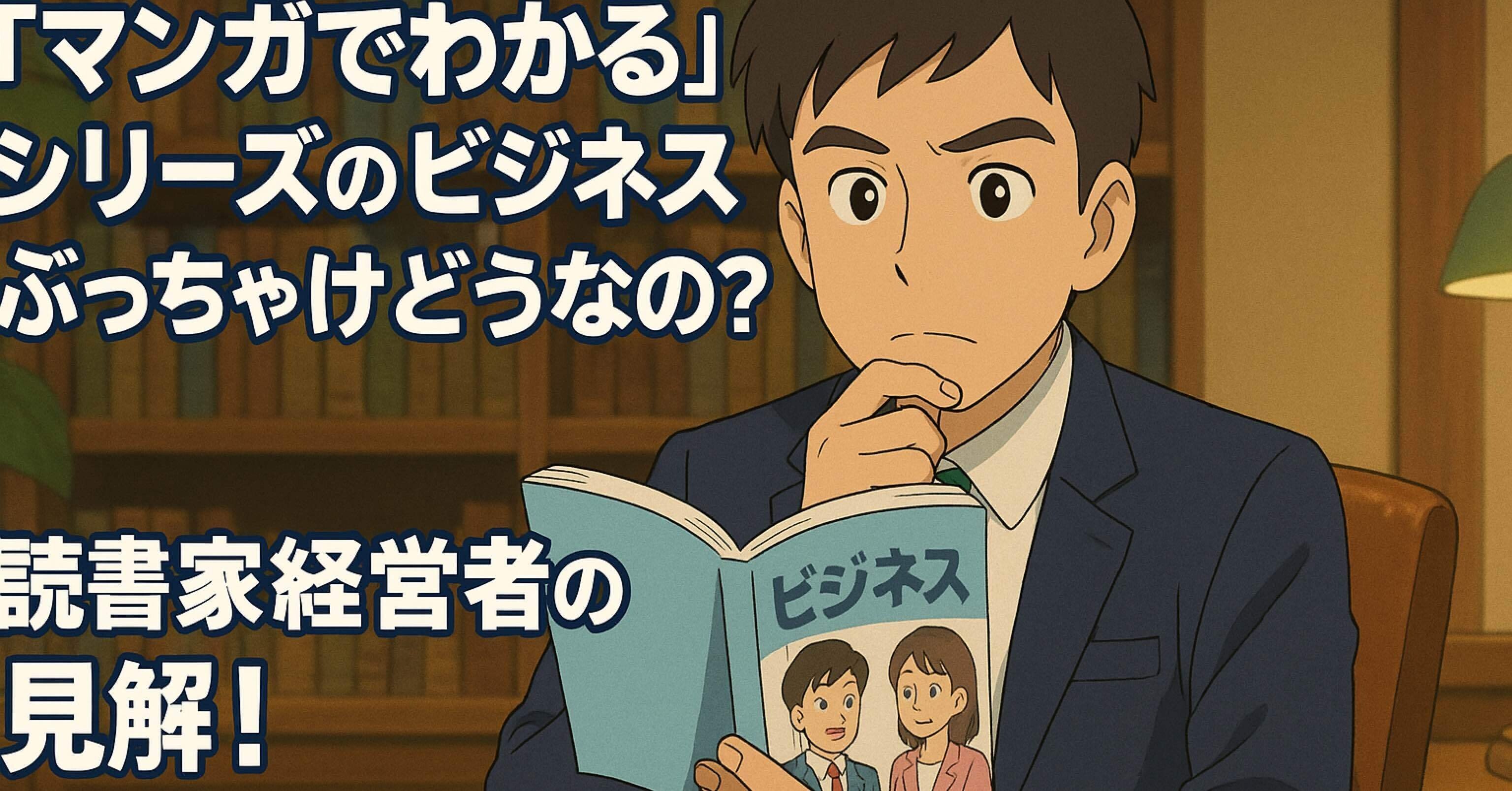 マンガでわかる」シリーズのビジネス書ってぶっちゃけどうなの？？読書