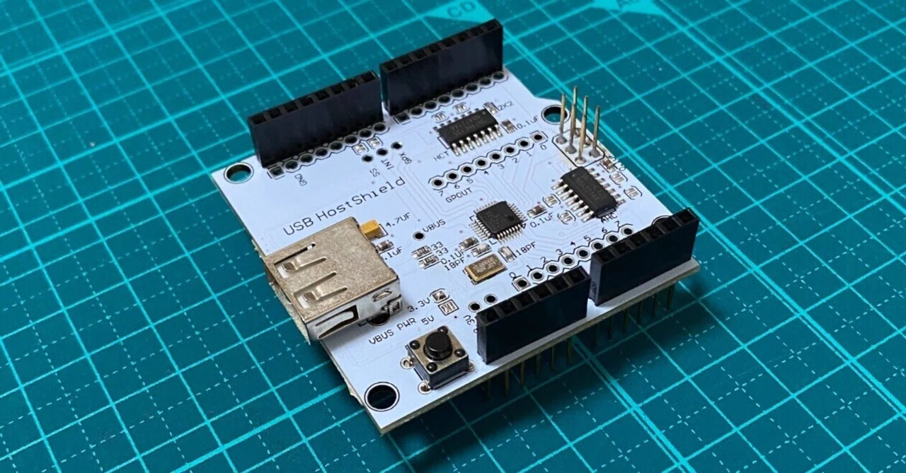 ArduinoでUSB ホストシールドを使う｜ken