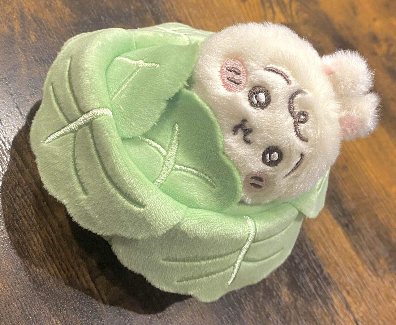 ちいかわランド】キャベツに包まれたうさぎマスコットを実物レビュー
