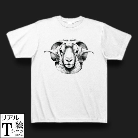 羊のリアルイラストtシャツを作りました リアル絵tシャツ屋さん Note