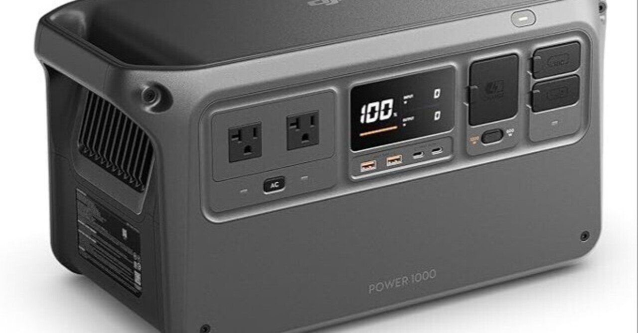 DJI Power 1000 ポータブル電源DYM1000L 口コミ評判｜高評価