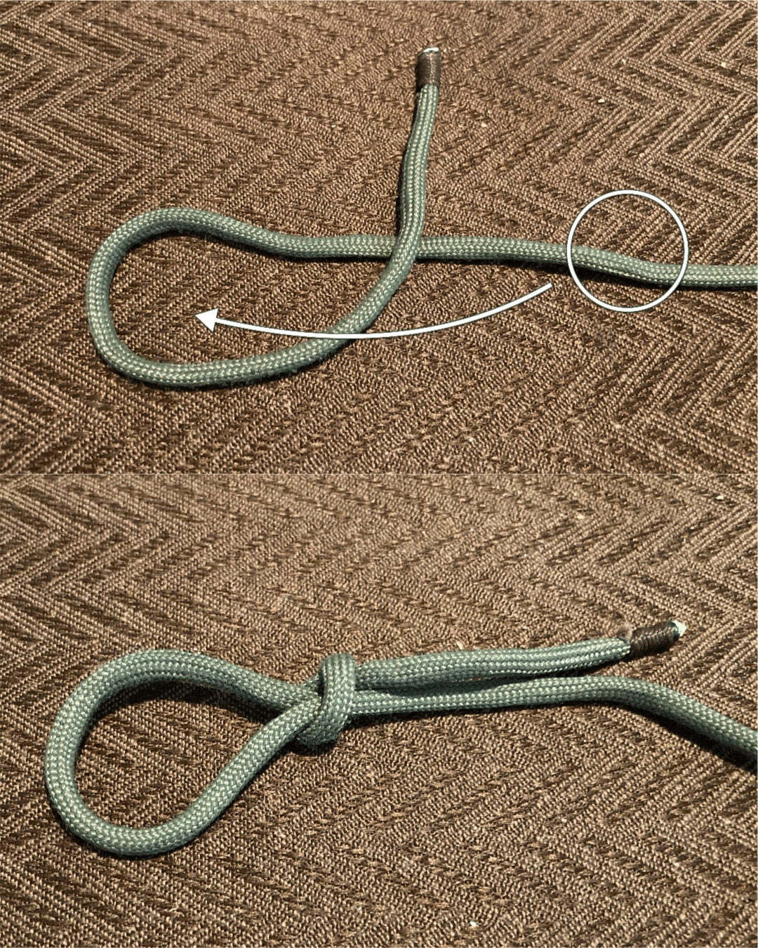 大きさの変わる輪を結ぶ 〜引き解け結びから首吊り結び｜みまなおき