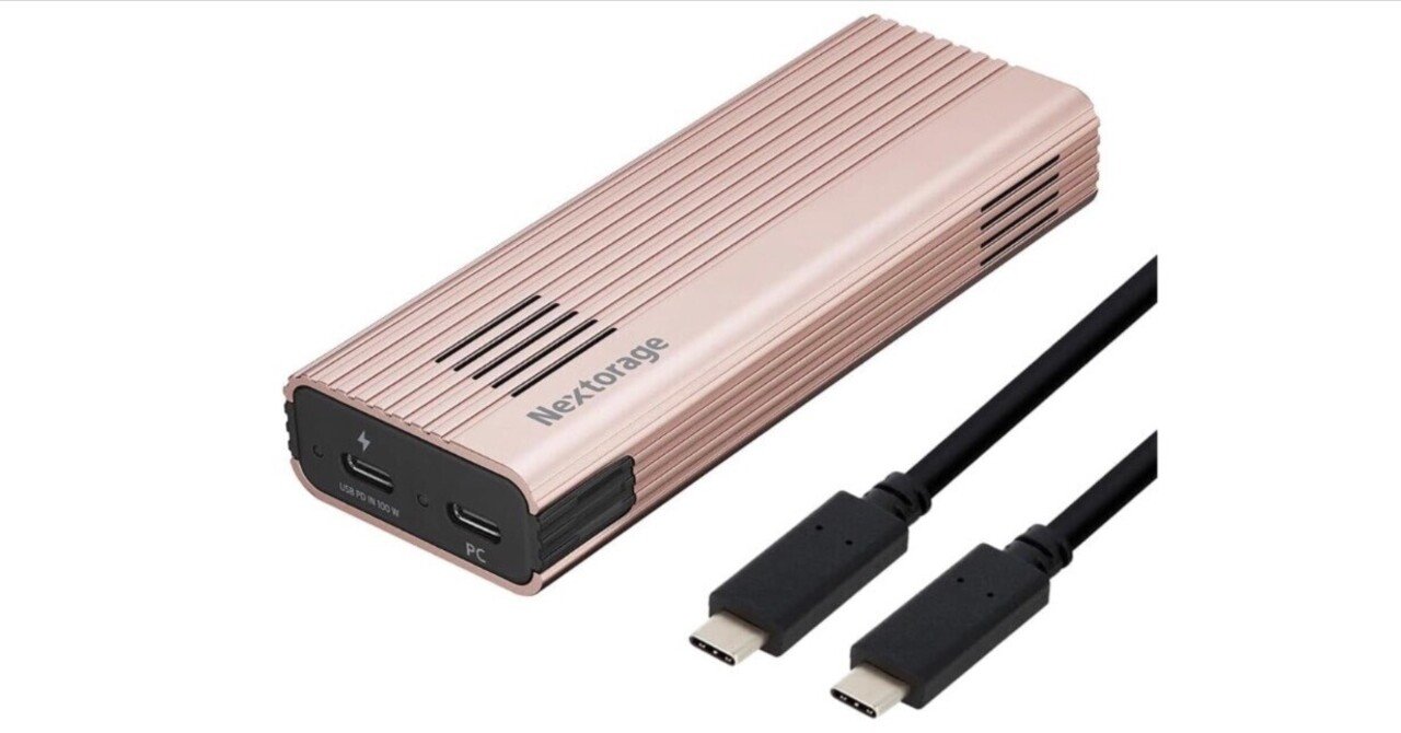究極外付けSSDケース──Nextorage USB3.2 Gen2x2対応SSD