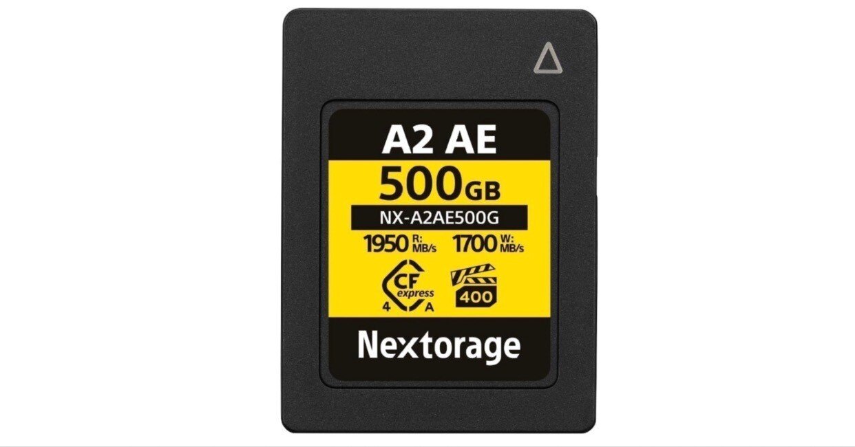 ソニーαシリーズ対応！Nextorage CFexpress 4.0 Type A 500GBカードが