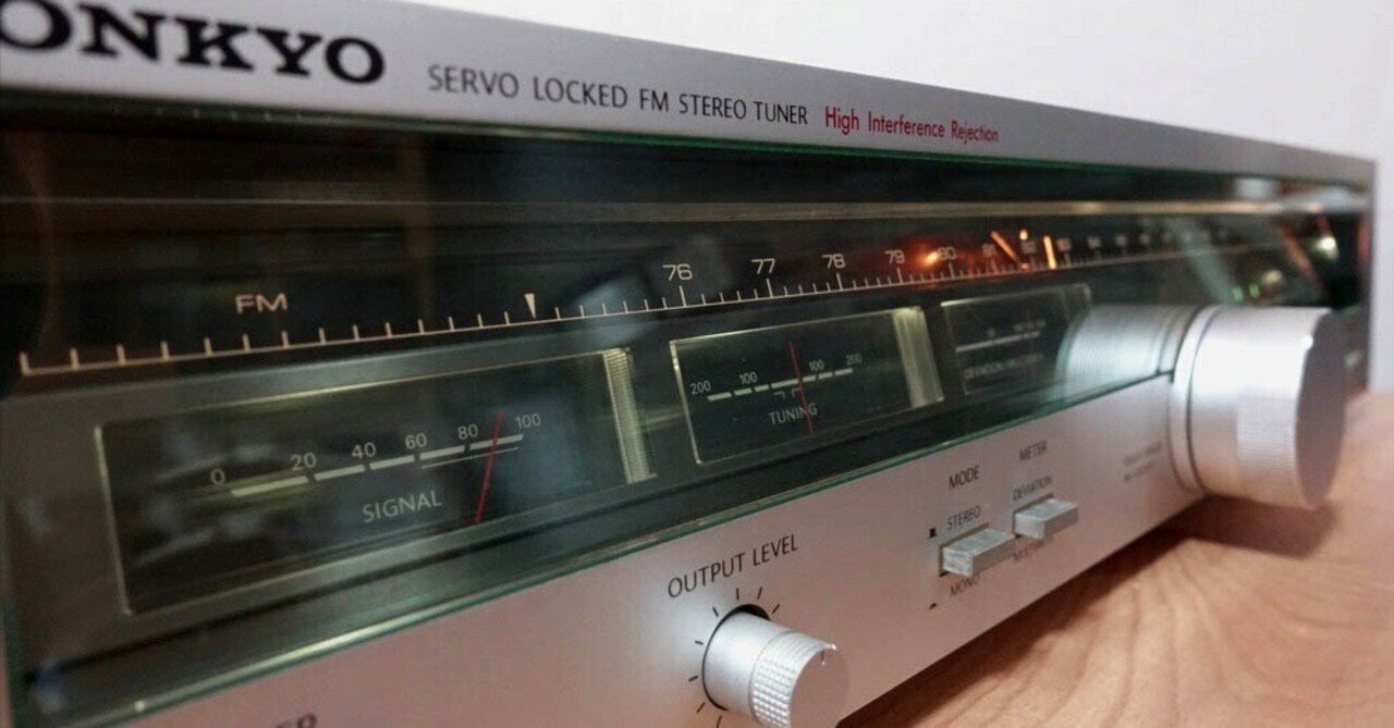 ONKYO FMチューナー T-429R 動作確認済 ONKYO FMチューナー T-429R 動作確認済 修理】ハードオフで購入した