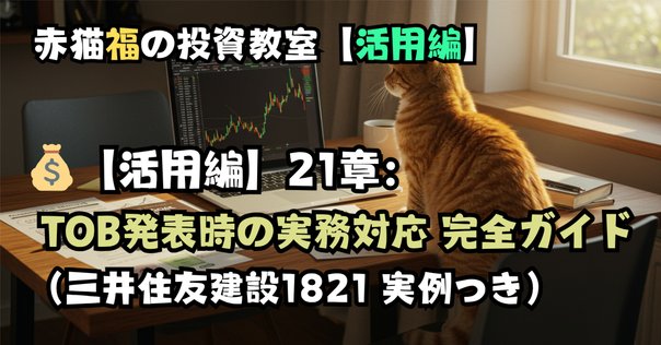 ポイント解説・金商法 #18：公開買付制度及び大量保有報告制度の