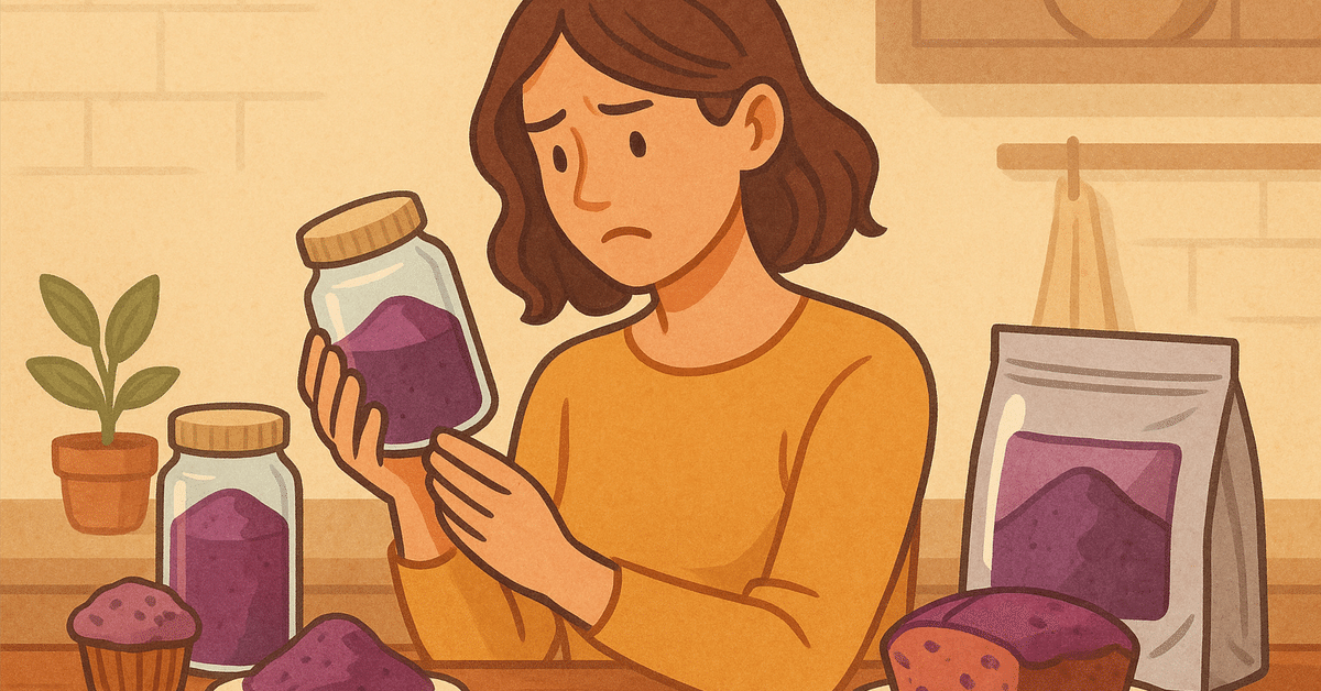 私が「紫芋パウダー」をネットで買って失敗した話。そしてわかっ