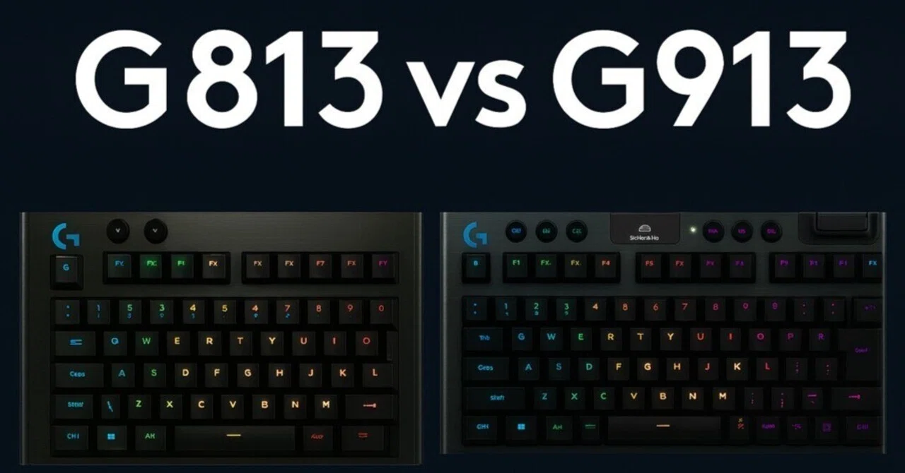 ロジクールG813とG913の違い｜接続・機能・価格を徹底比較