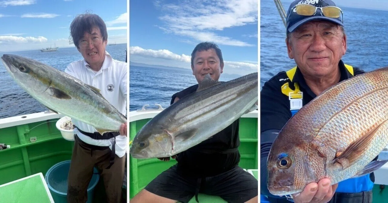 泳がせ】ワラサ3.5kg、カンパチ4kgも食いついた！【真鯛】最大1.7kgを