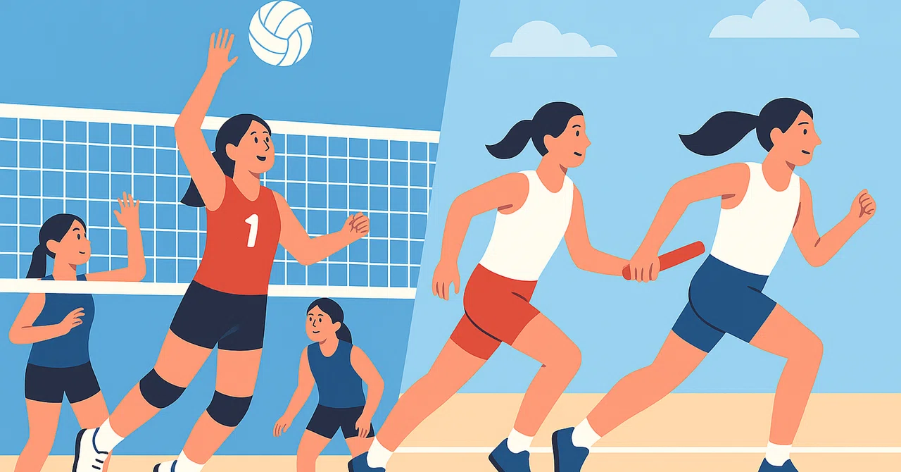 バレーとリレー 「繋ぐ」スポーツに惹かれる理由｜yatty