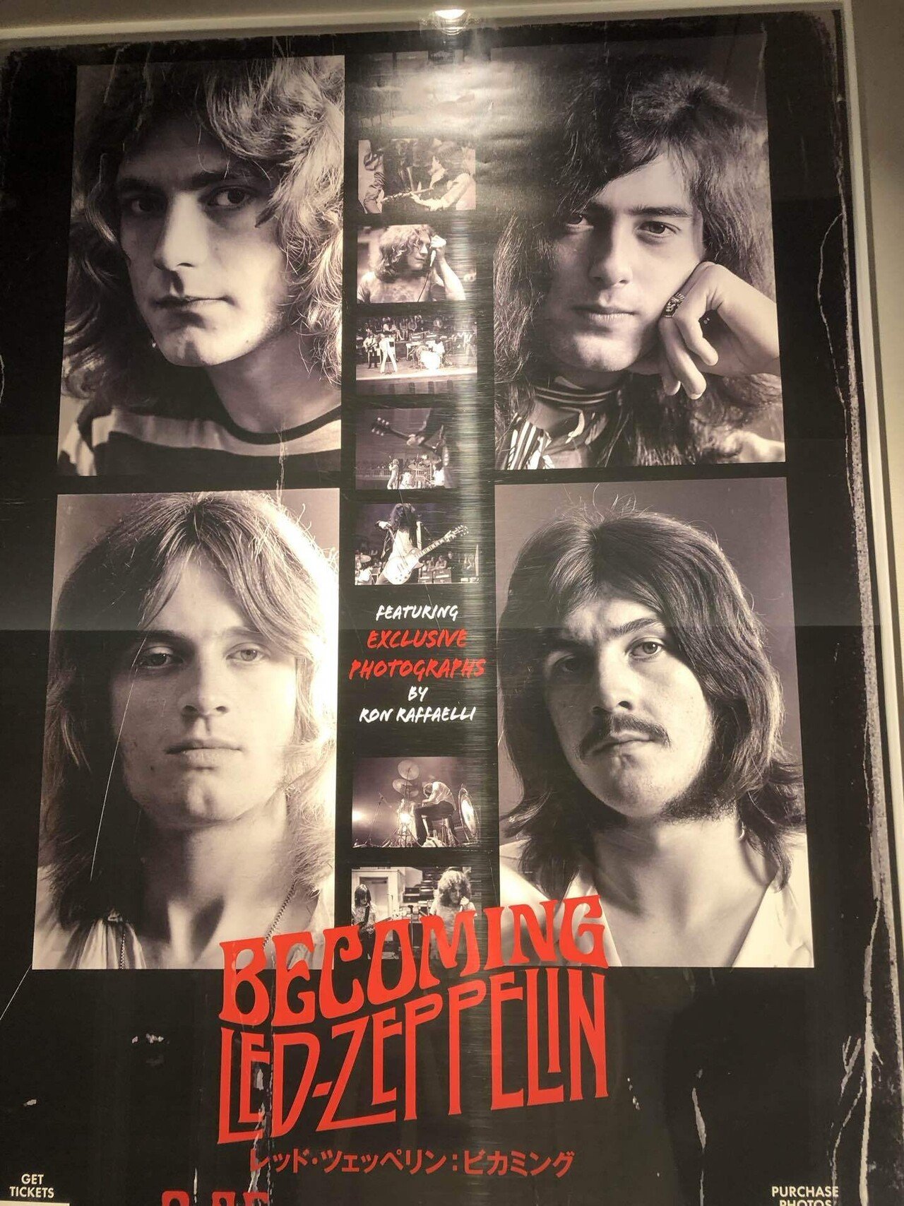 映画ポスター☆ レッド・ツェッペリン:ビカミング B1サイズポスター