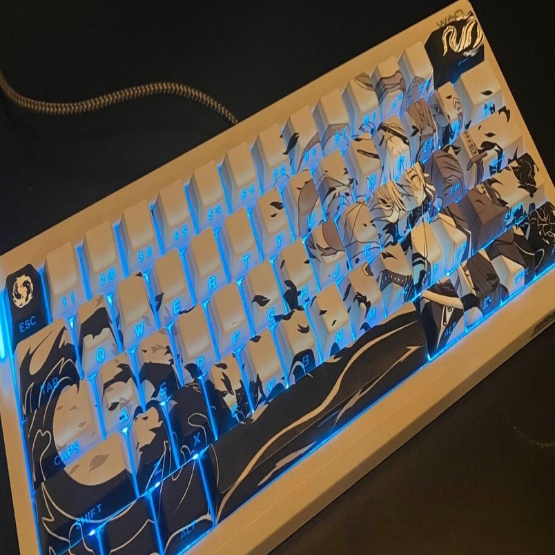 安くて高性能Wraith esports w60 Hall effect keyboard kitsune