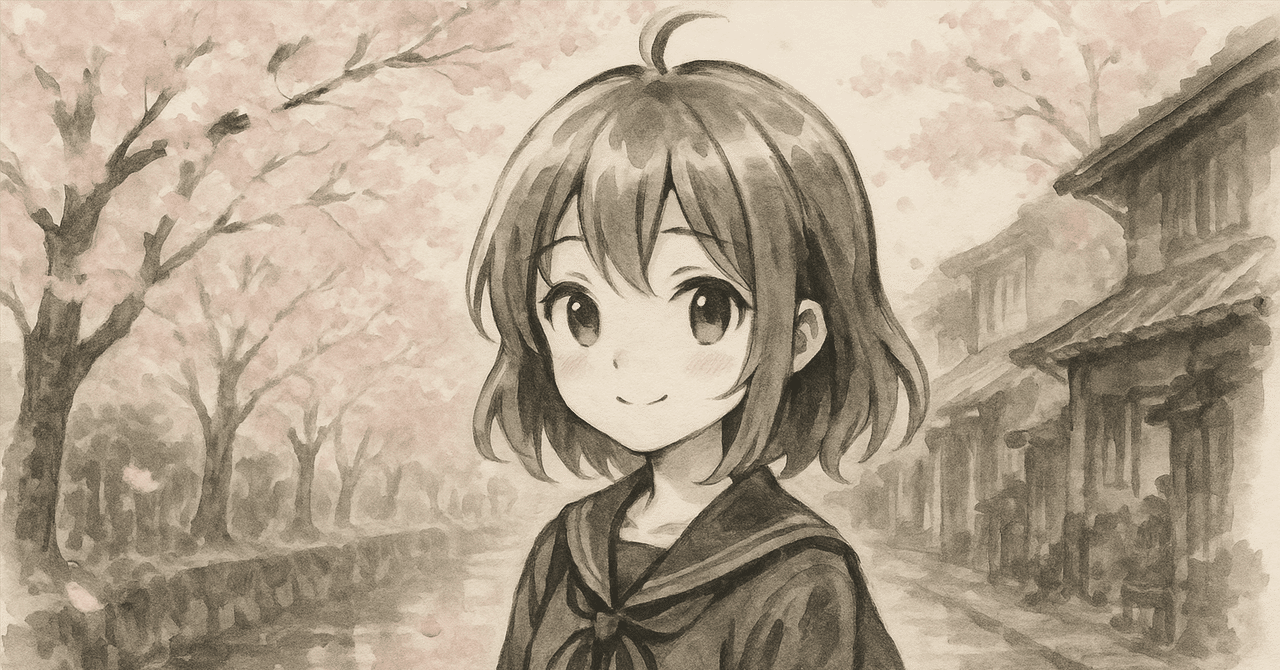 イラスト　ポップ画　アニメ風　自作画 chatGPTで色んなアニメ風の自画像作ってみたw