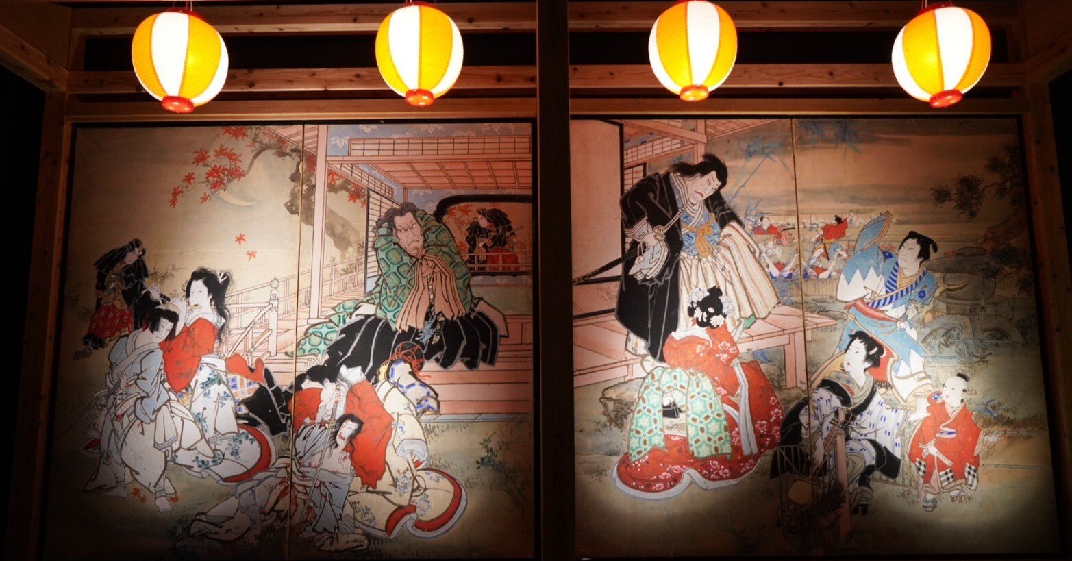 とある、有名な方から頂戴致しました。金があしなわれて居る様な絵画で御座います。 ひねくれ絵金展 闇の中でこそ凄みを増す、野ざらしの芸術。そして