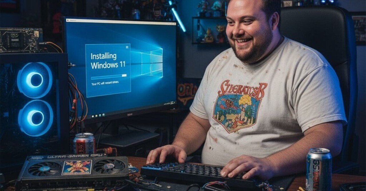 Sandyおじさんはwindows11の夢をみるか｜ねりうに