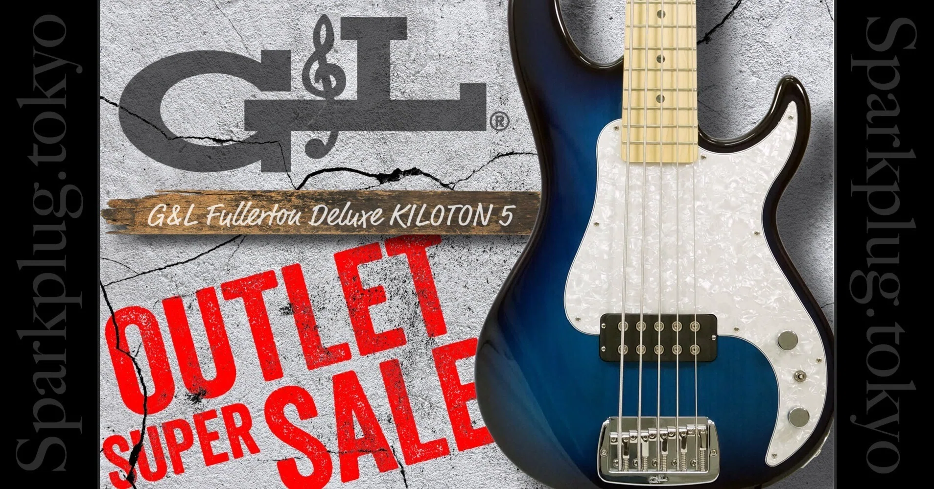 G&L祭り！USA製5弦ベース「Fullerton Deluxe KILOTON 5」が超お買い得