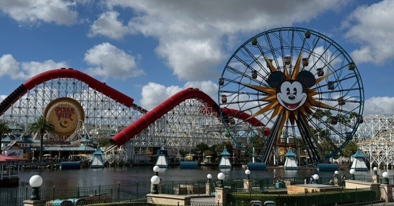 ディズニー　カルフォルニアアドベンチャー　時計 カリフォルニア旅日記 Vol.2】ディズニー・カリフォルニア