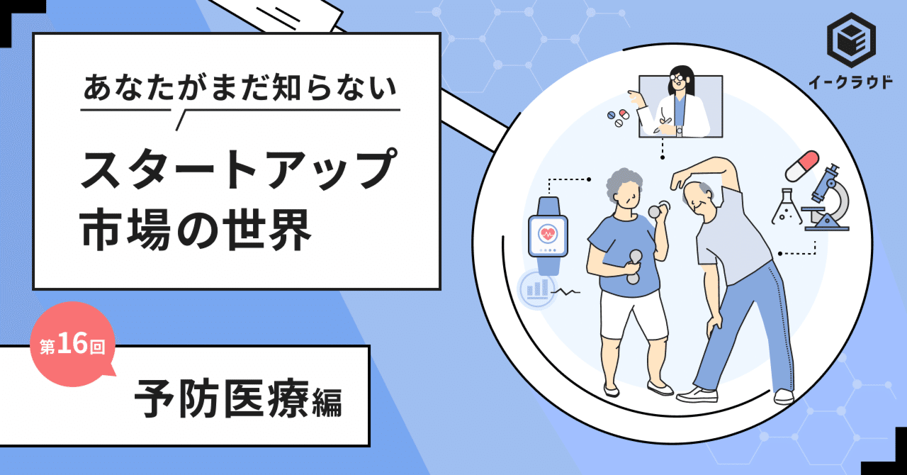 ニーズが高まる予防医療のビジネスチャンスとは？市場規模や、デジタルヘルスから創薬まで多岐にわたる事業を解説｜イークラウド株式会社