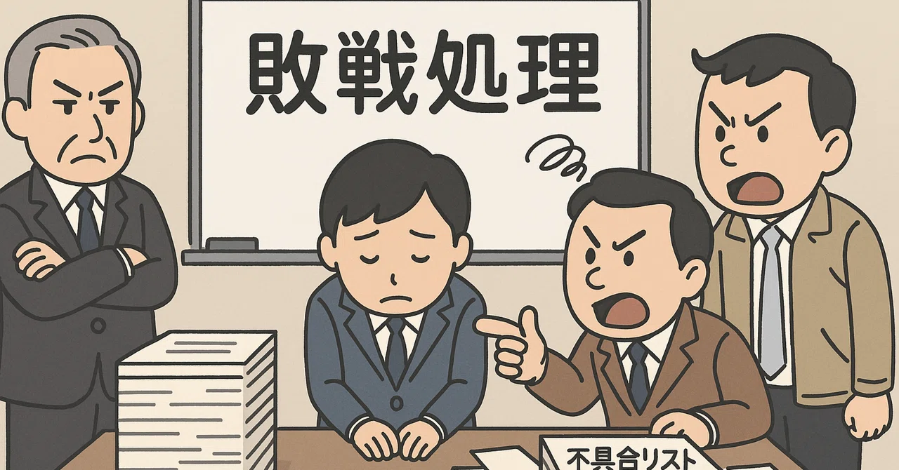 第6回:敗戦処理と総括|物と情報の流れを科学しよう