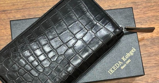 池田工芸 クロコダイル ポロサス マルチウォレット クロコダイルの最高