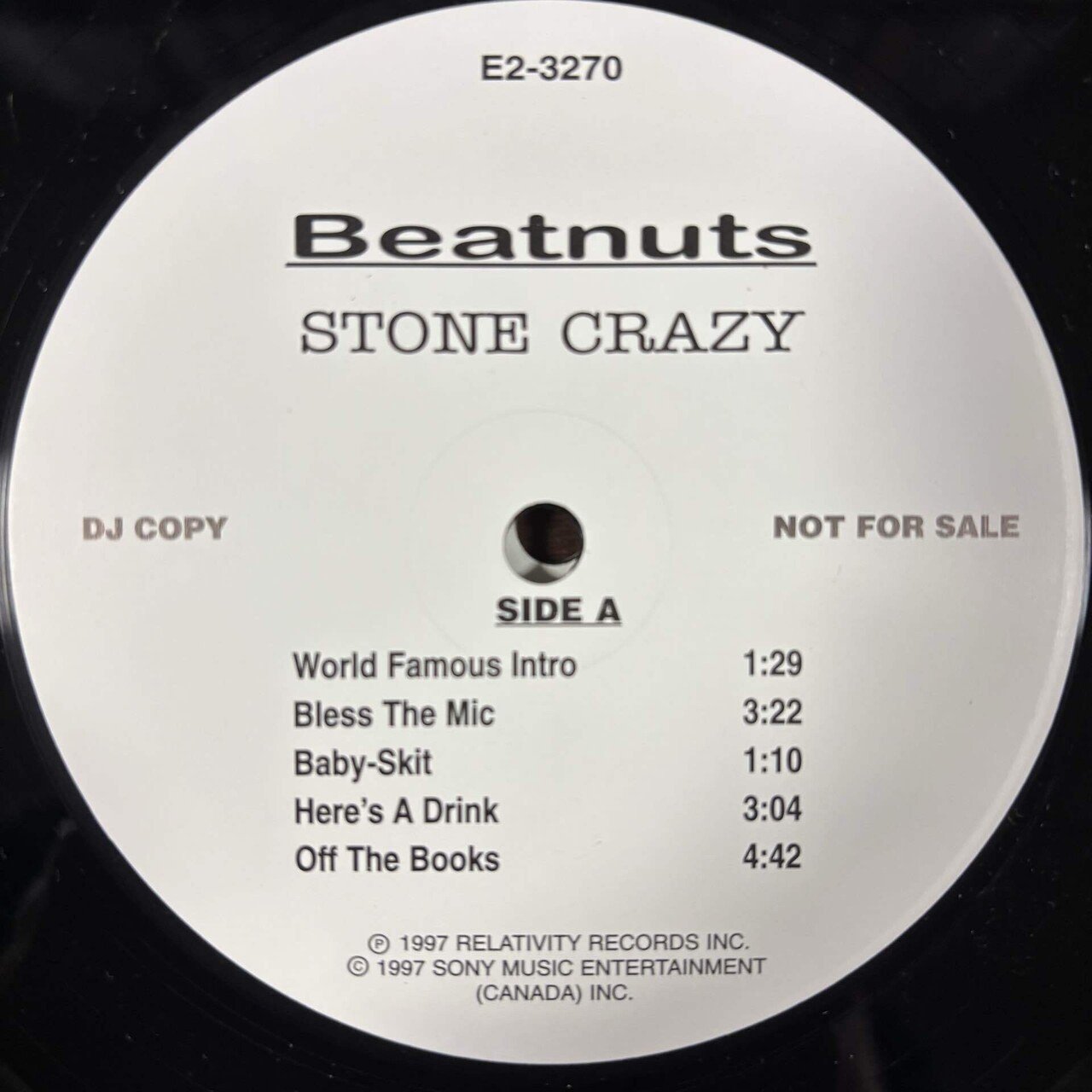 プロモーションプレッシング2LP (Epic編)｜HIP HOP JUNKIEEES