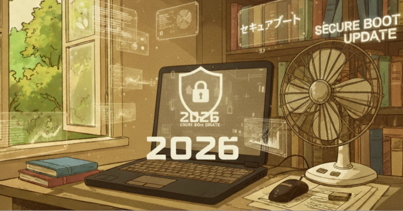 2026年セキュアブート更新問題にむけて☆ド素人でも簡単手動更新術伝授