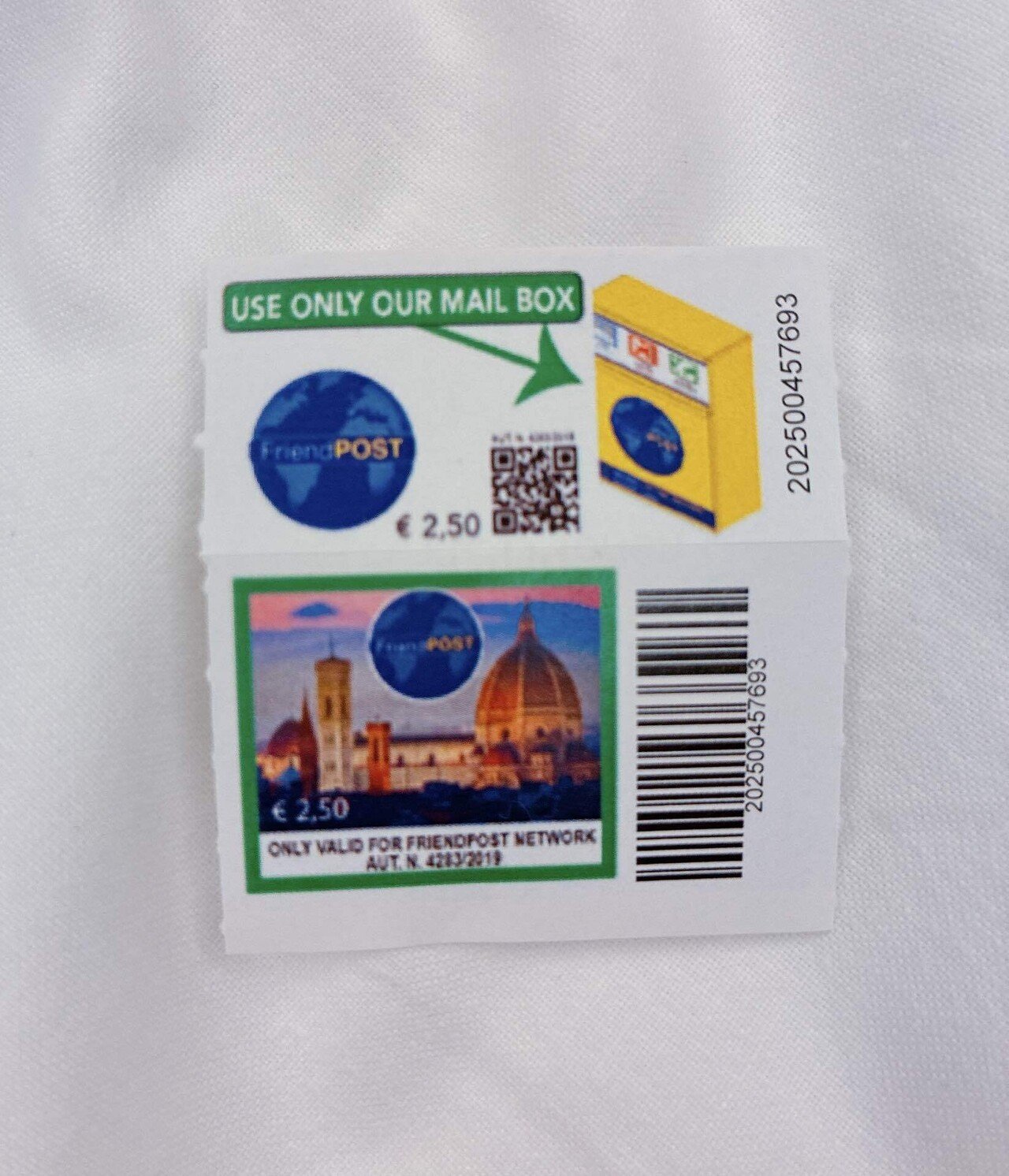 イタリアから日本へ絵葉書を送る方法⚠️この切手にご注意｜kuma