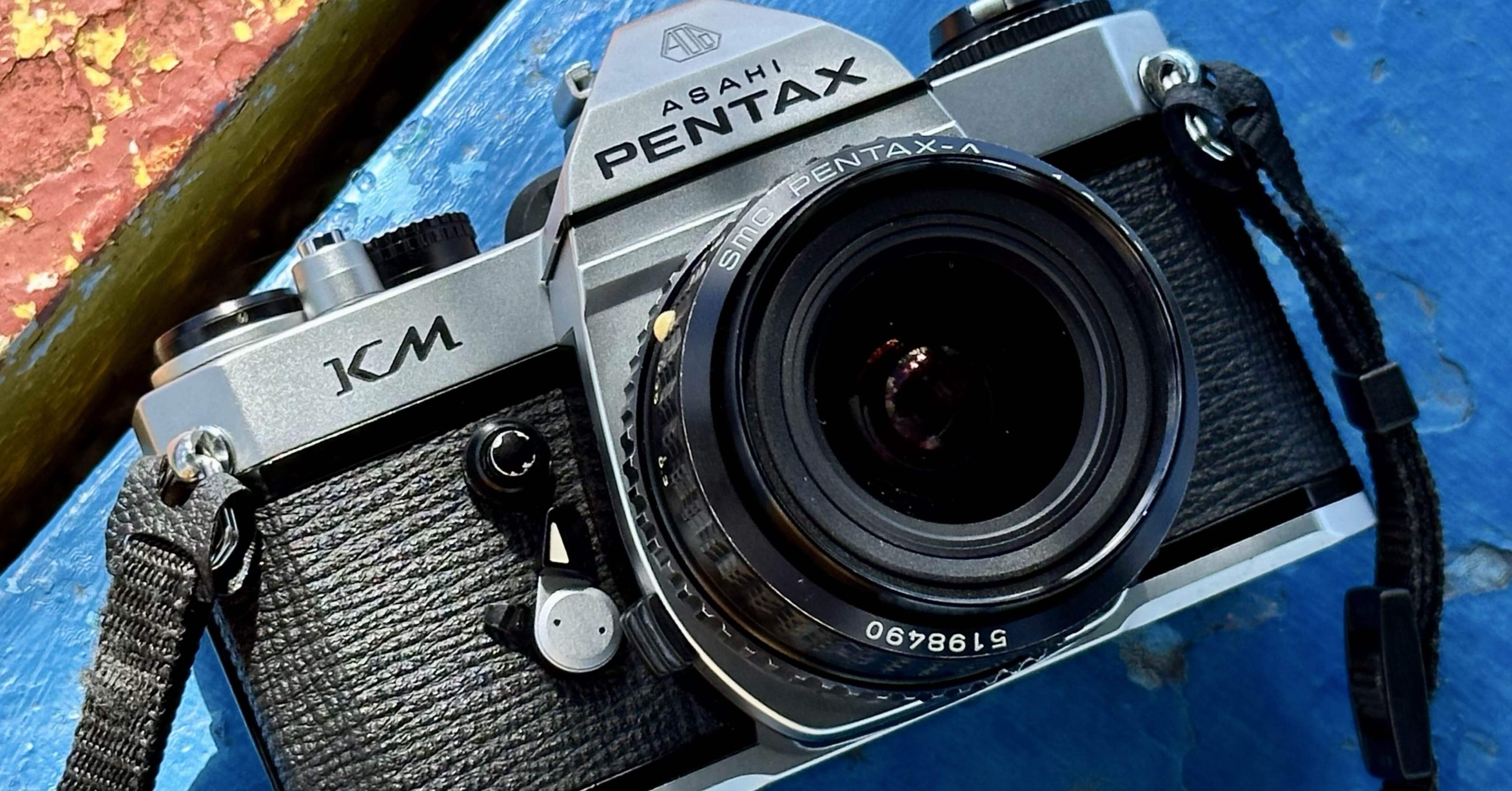 フイルムカメラ　PENTAX KM 動作品 1台のフィルムカメラPENTAX KM｜佐藤まーちん