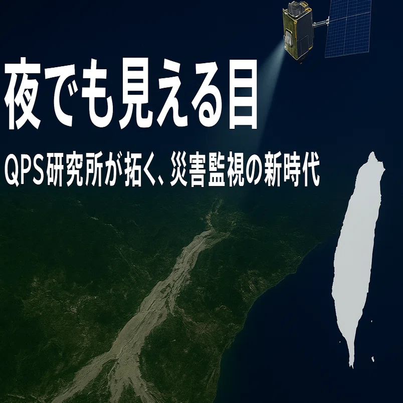 夜でも見える目」──QPS研究所が拓く、災害監視の新時代〜台湾洪水