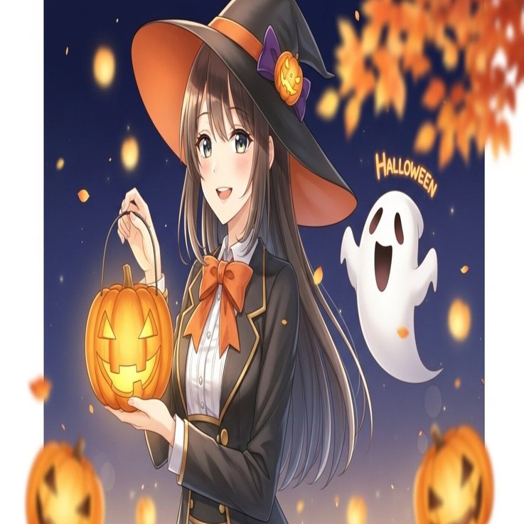 第61投稿目【AI画像生成】#ハロウィンアートイラスト2025vol. 2