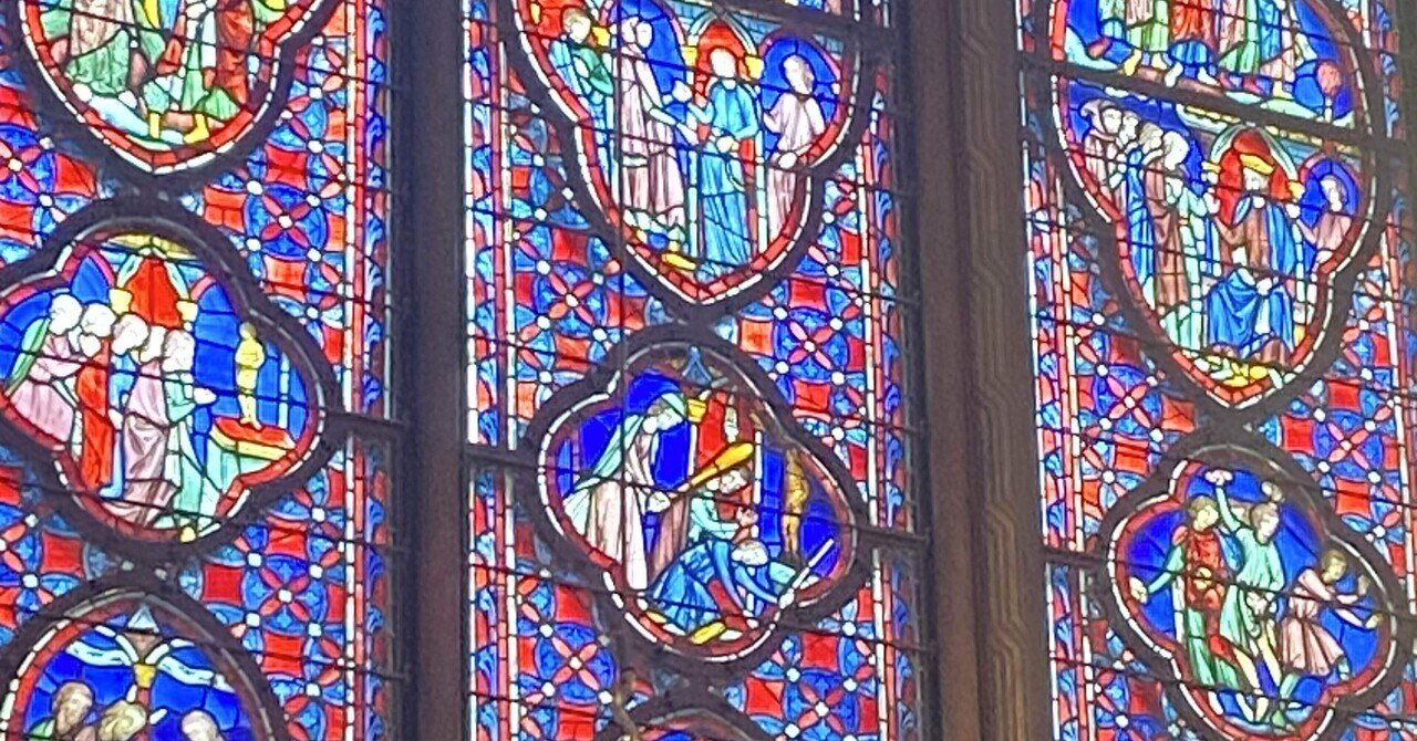 旅行記#8】ステンドグラス一面が物語絵本だった「サント・シャペル