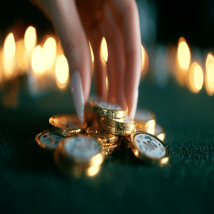 AIイラスト]コインを賭ける｜みぽぽ