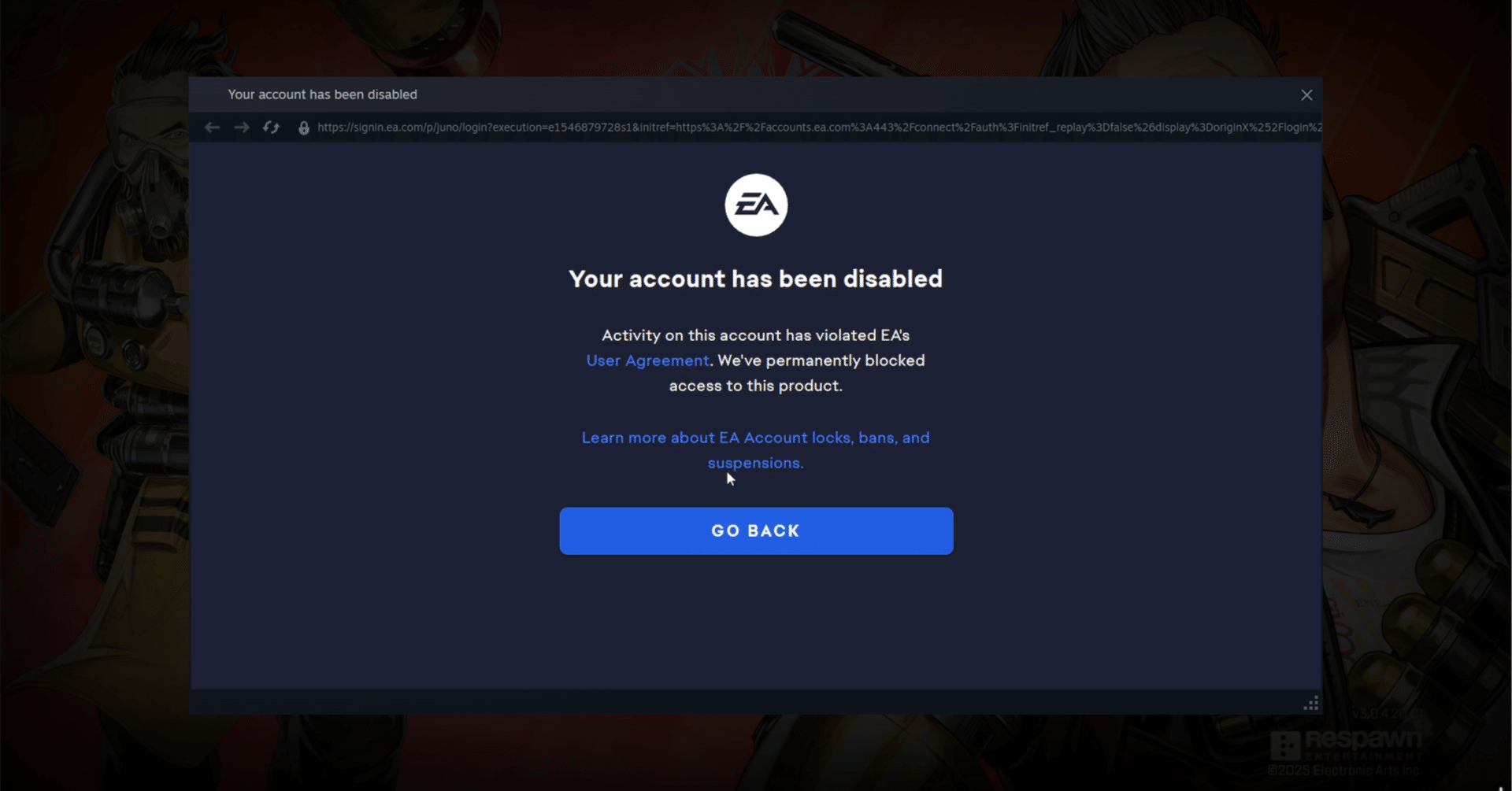 APEX Legends】EAに異議申し立てして誤BANを解除された流れ【備忘録】|WiL APEX Legends】EAに異議申し立てして誤BANを解除された流れ【備忘録】|WiL