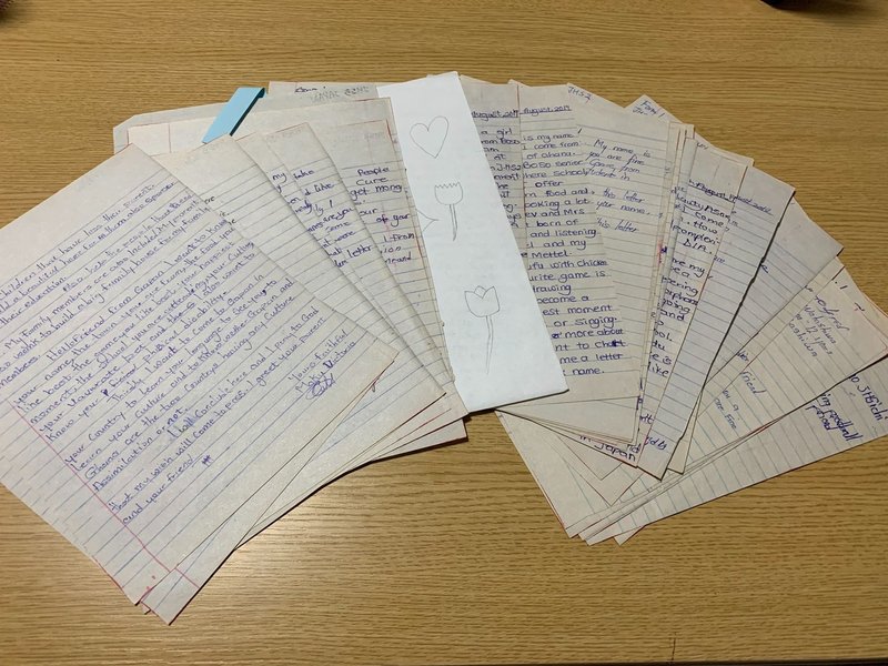 ガーナ 日本 手紙 鈴木さとこ Note